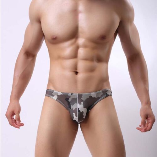 Sexy Herren Tarnunterwäsche Slips Herren Dessous Unterhose Boxer Tangas Bikini - Bild 13 von 15