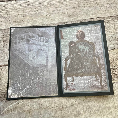 Creepy Apothecary Halloween Handmade Photo Album Scrapbook - Picture 2 of 7