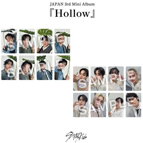Juego de 8 tarjetas fotográficas hechas a sí mismas STRAY KIDS HOLLOW - Imagen 2 de 4