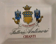 Vintage Ceramic Ashtray Fattorie Antinori Orvieto Chianti Classic Wine