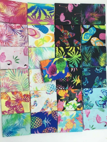 25 cuartos de grasa Tropical Breeze de Kanvas Studio 100 % algodón - Imagen 2 de 2