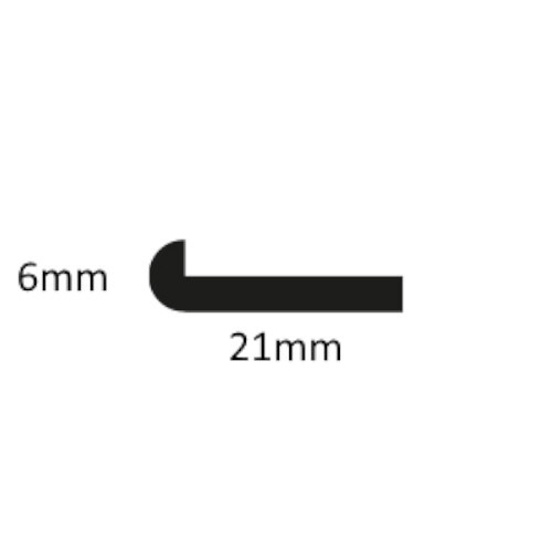 Hockey Stick Pine Or Light Hardwood Cover Bead Mouldings Various Sizes Available