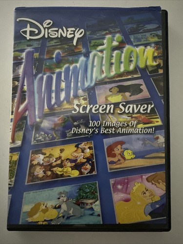 Disney Animation Screensaver (CD Rom Win/MAC) Over 100 Images - Picture 1 of 2