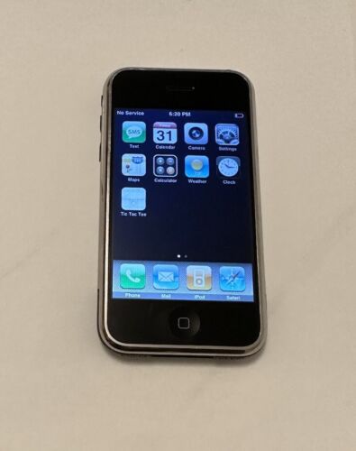 Apple iPhone 1st Generation - 8GB - Black (AT&T) A1203 IOS 1.1.4 (GSM) C81 - Picture 2 of 19