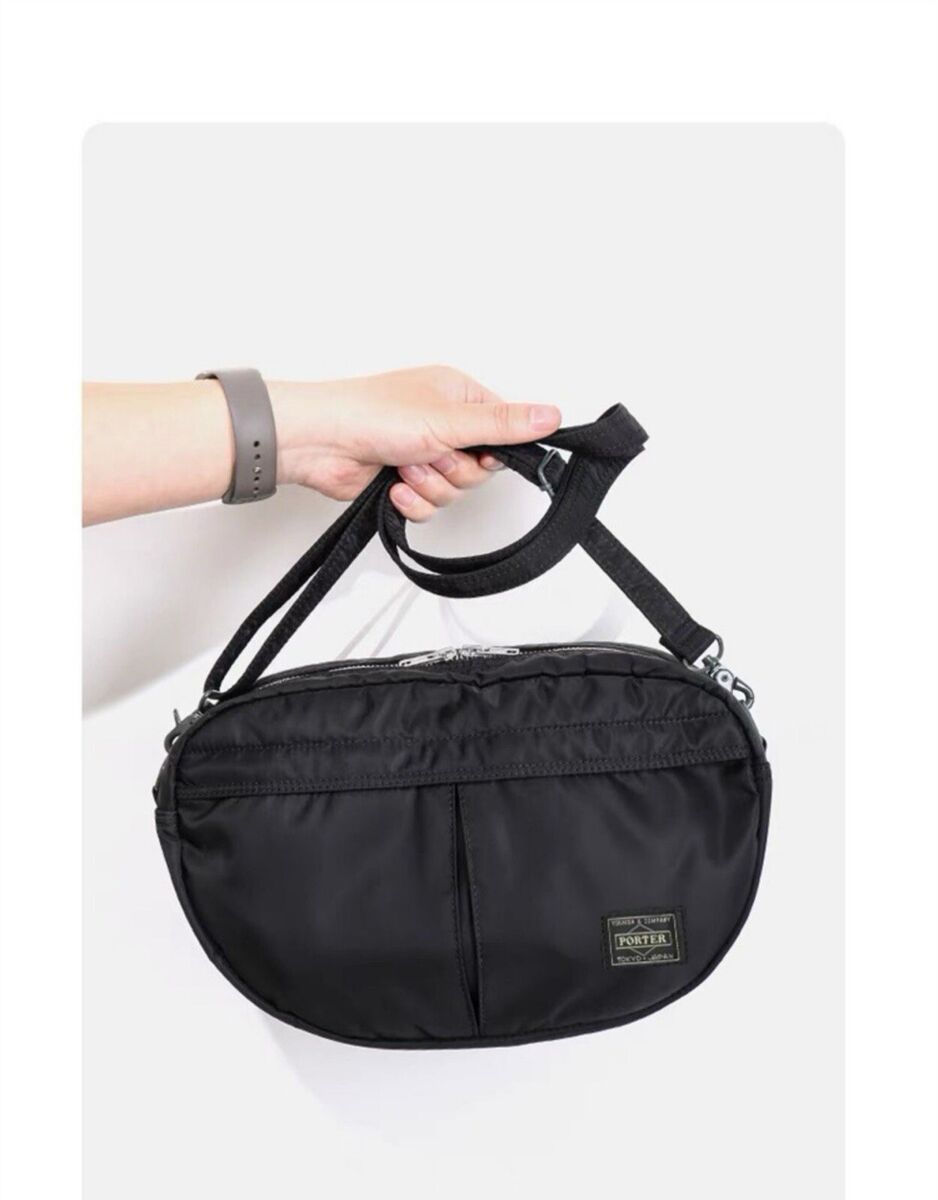 Head Porter Yoshida Co Tanker shoulder bag Half Moon nylon Head Porter Yoshida Co Tanker shoulder bag Half Moon nylon