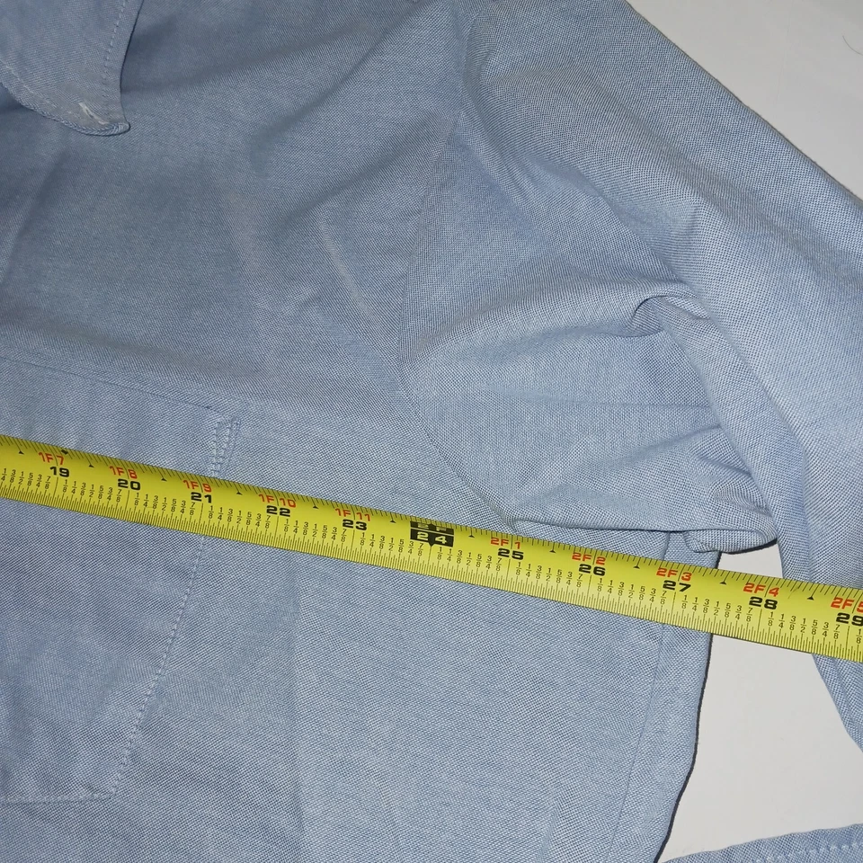 Camisa azul claro con botones Dickies para hombre talla 18/18 1/2 se ajusta como 2X Foto 4 de 4