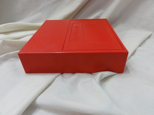 Flip ’ n ’ File / 10 Floppy 5.25" Plastic Disc Holder Case ~ Red - Picture 6 of 13