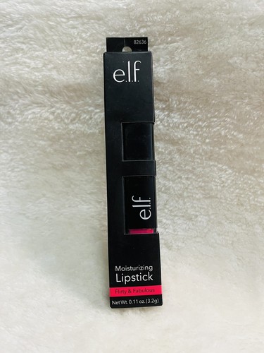 e.l.f. Moisturizing Lipstick Flirty & Fabulous Net Wt. 0.11 oz 3.2g - Picture 1 of 2