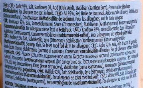 TRS Minced Garlic Paste 1kg - Picture 2 of 4