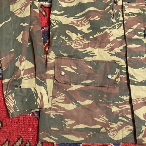 Vintage 70s F1 French Lizard Camo Military Field Jacket Size Medium - Picture 2 of 11