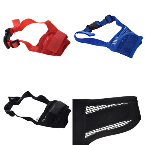 Dog Safety Muzzle Muzzel Adjustable Biting Barking Chewing Small Medium Large A - Picture 2 of 6