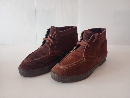 Stivaletti Cortina Silon Vintage anni 70 Numero 40 in pelle scamosciata Suede - Picture 2 of 11
