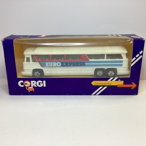 Corgi Euro Express Bus 16cm Long Metal Model - Picture 3 of 3