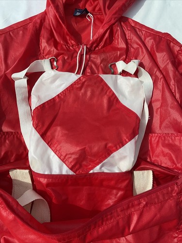Sperry Top Sider Rain Windbreaker Hood Jacket M Packs In Pocket Like A Bag Tote - Picture 13 of 20