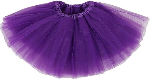 Purple KIDS LADY WOMEN GIRLS Tutu Skirt Skirts Fancy Dress Hen Party - Picture 3 of 9