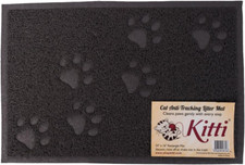Cat Litter anti Tracking Mats, Rectangle, Gray