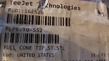 Full Cone Tip TeeJet  lot of 75 tips. Tg-ss2. Nbx8