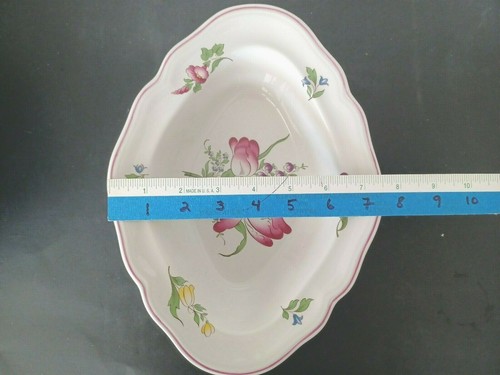 Spode Marlborough Sprays Floral Oval Serving Bowl 101/2" x 77/8" * NOS* - Picture 6 of 6