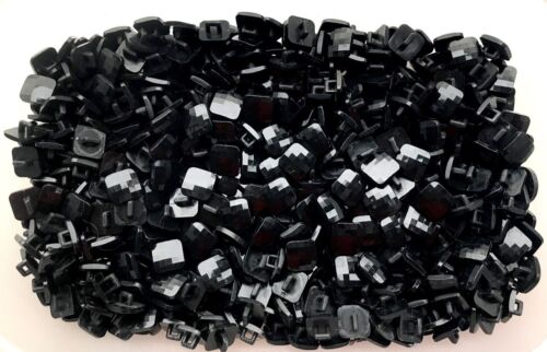 Buttons 12mm Square 15mm Diag Black Polished Sparkle Small Shank Button BB25 - Picture 19 of 24