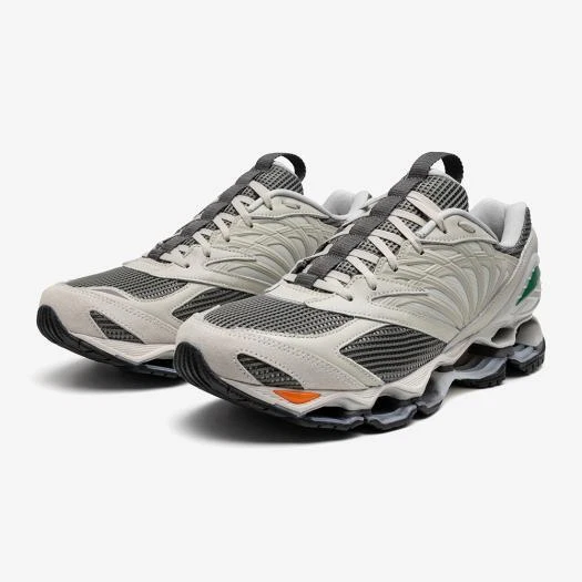 Papier graphique × Mizuno Wave Prophecy LS gris D1GD242701 taille homme - Photo 3/4