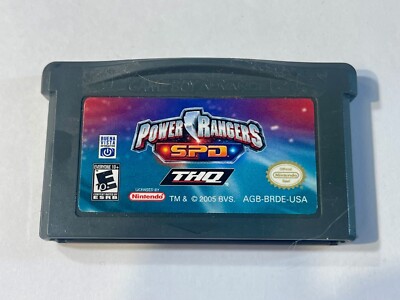 Power Rangers SPD (2005) Nintendo Game Boy Advance GBA Tested & Working!