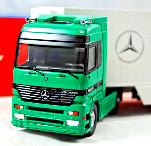 TEKNO 1:50 MERCEDES-BENZ ACTROS 1857 Truck & ACTROS PROMOTION FRIDGE Trailer MIB - Picture 7 of 24
