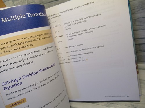 Math 8/ A Reference Guide (K12 Summit Curriculum) / Textbook / New / - Picture 5 of 5