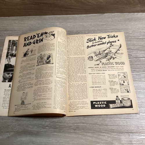 March 1946 Open Road For Boys Magazine Air Transports Vtg Ads RARE - Picture 4 of 7