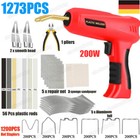 Auto Kunststoff Reparatur KFZ Schweißen Stoßstange Schweißgerät + 1200 Klammer