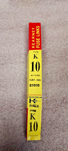 '1 PEZZO' PN 31010, K10, FL3K10 KEARNEY FUSIBILE COLLEGAMENTO TIPO K-10 AMP 5920-00-068-3005 - Foto 2 di 8