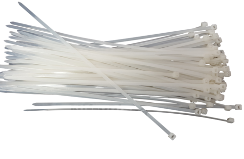 Bridas de cable NiftyPlaza de 8 pulgadas, resistente, 75 libras, envoltura de plástico de nailon con cremallera - Imagen 7 de 9