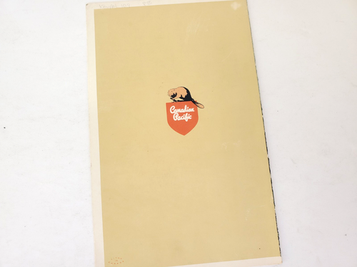 NICE 1959 Canadian Pacific Railway SKYLINE COFFEE SHOP Menu observation dome car - Picture 2 of 12