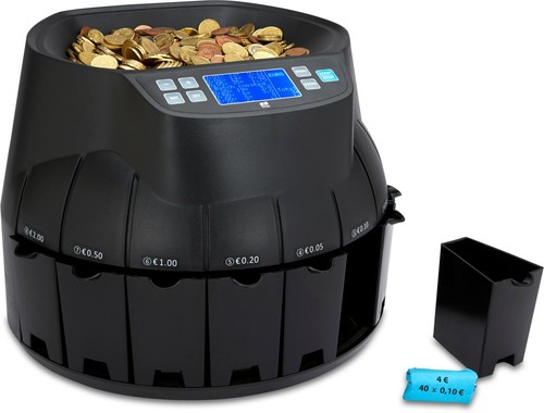 EURO COIN MONEY COUNTER SORTER MACHINE CASH CURRENCY COUNTING AUTOMATIC ZZAP - Picture 6 of 10