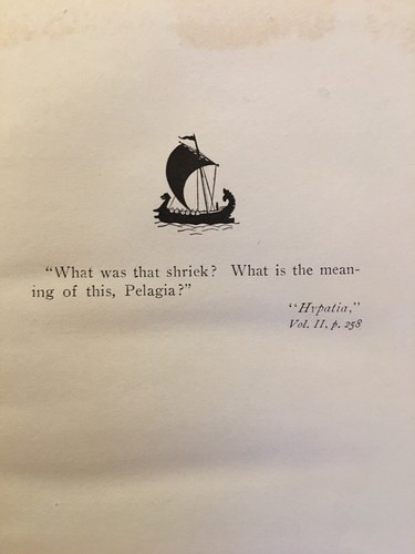 Hypatia Volume 1 (Charles Kingsley - 1899) (ID:37882) RARE BOOK Beautiful Illus - Picture 4 of 12