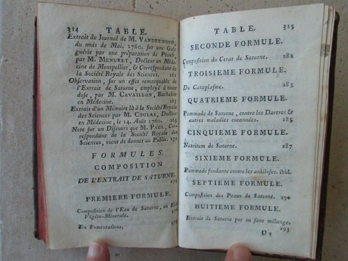 GOULARD : PREPARATIONS DE PLOMB et extrait de saturne. Pézenas, 1760. Tome 1 - Foto 11 di 12