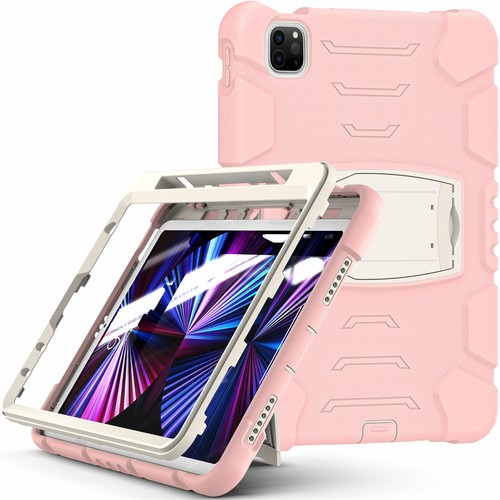For iPad 10.2 9.7 10.5/Pro 11/12.9 Air mini6 Shockproof Rubber Rainbow Hard Case - Picture 125 of 134