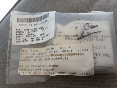 MRAC-MS-75S-JTCUH8 5935-01-025-9185 WINCHESTER NEW RARE NOW $199 - Picture 2 of 3