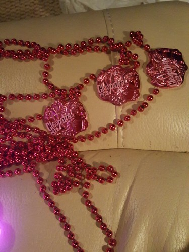 mix plush heart head wear glass cleopatra new orleans nola Mardi Gras lightup - Picture 4 of 4