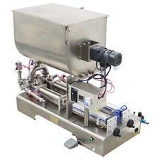 110V 100-1000ml Paste Liquid Filling Machine Transverse Heating&Stirring Hopper