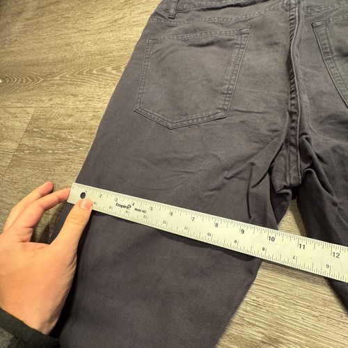 Theory Pants Mens 32 Gray Brewer Chino Pant Casual 32x33 Cotton Casual Preppy - Picture 8 of 9