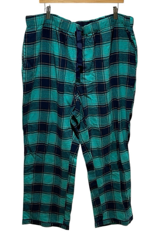 Lands’ End Women's Plaid Flannel Pajama Set XXL 2 Piece 100% Cotton Soft New - Picture 5 of 8