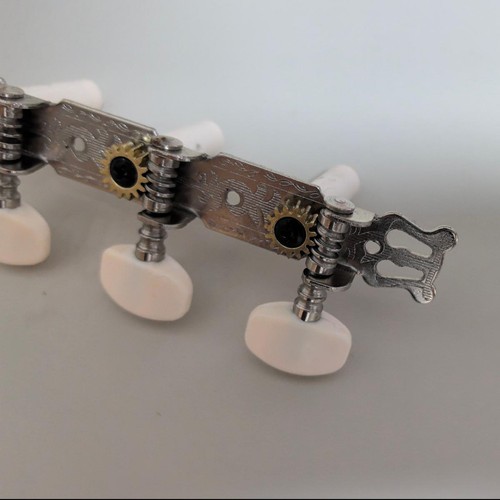 Classical Guitar String Tuning Pegs Machine Heads Tuners Tuning Keys 3L3R Chrome - Picture 3 of 6