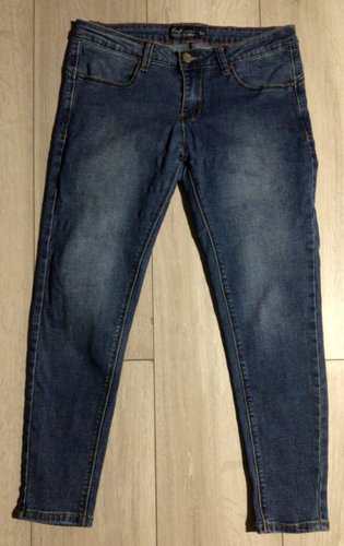 Redgirl Jeans Wear Women Size W28 L24 Blue Denim Straight Ankle Wash Stretch - Picture 4 of 14