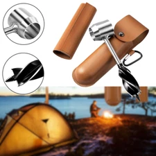 Manual Hole Drill Hand Auger Settlers Wrench US Bushcraft For Survival & Camping