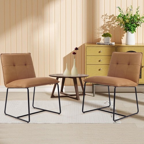 CLATINA Vanity Chair, Midcentury Modern Accent Chair with Back Support - Picture 7 of 11