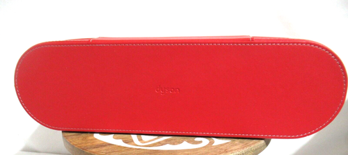 Dyson Airwrap Dryer Styler Red Leather Storage Presentation Case - Picture 7 of 9