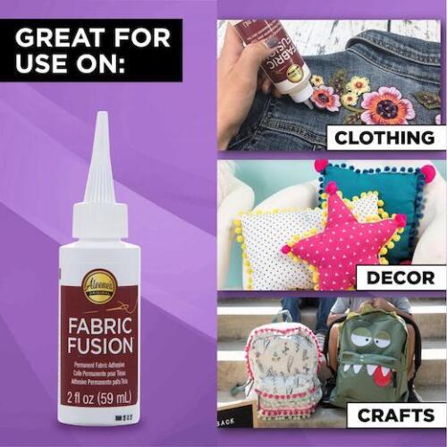 Aleene's Fabric Fusion Permanent Adhesive - 2oz (59ml) - Picture 3 of 3