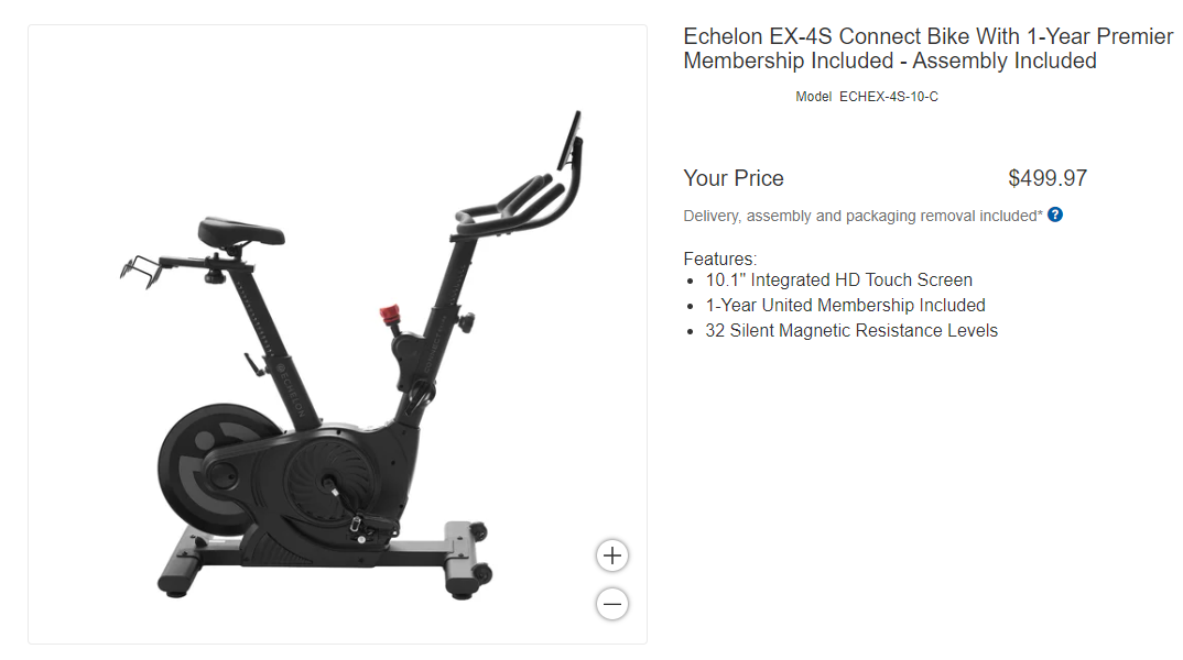 Connect Ex 4s Putting Together Echelon Bike Echelon Ex4s Echelon