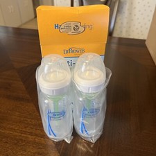 Brand New Dr. Brown's Options+ Wide-Neck Anti-Colic 9oz Baby Bottles Set of 2