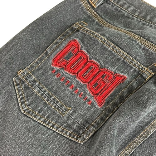 COOGI Denim Jeans Coogi Australia 69 Pants Embroidered Mens 42 x 32 - Foto 5 di 12